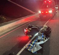 新北树林行人违规穿越堤外道 机车骑士撞上身亡