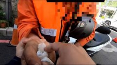 施用安毒还上路！ 工人骑车摇晃被警盯上