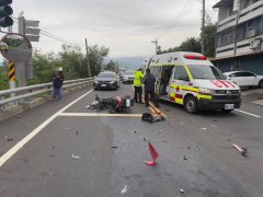 台东市小货车与机车相撞 志航基地20岁士官送医不治