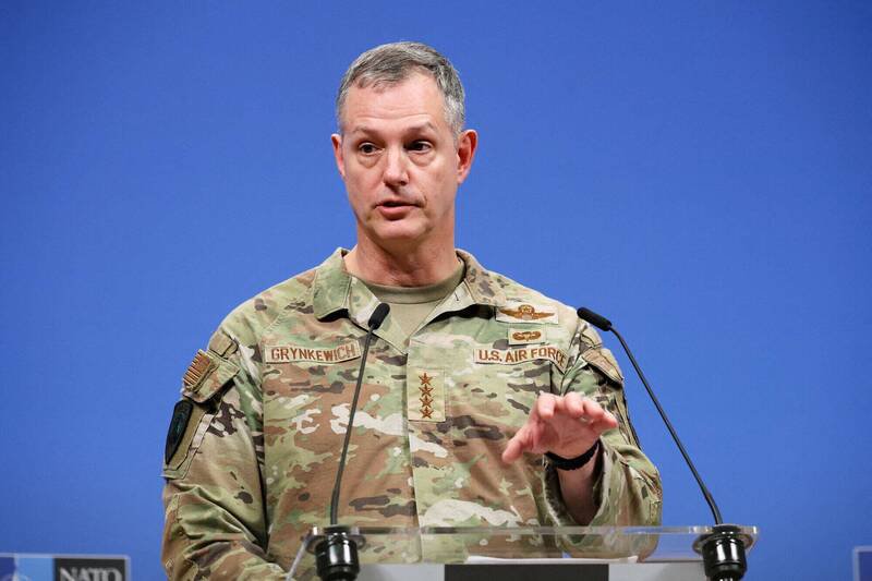 北约驻欧洲盟军统帅格林克维奇表示，美国减少驻欧洲军队，并不会替欧洲大陆的防御带来压力。（路透）