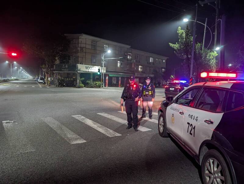 警方加强科大旁周边道路执法。（警方提供）