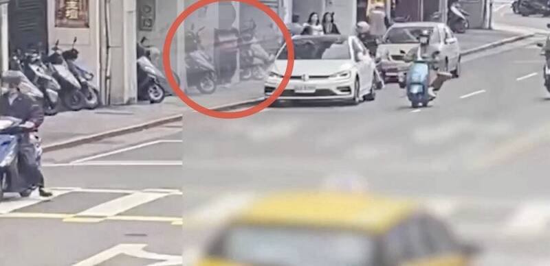 郭嫌行抢后落跑期间还脱衣变装。（记者王冠仁翻摄）