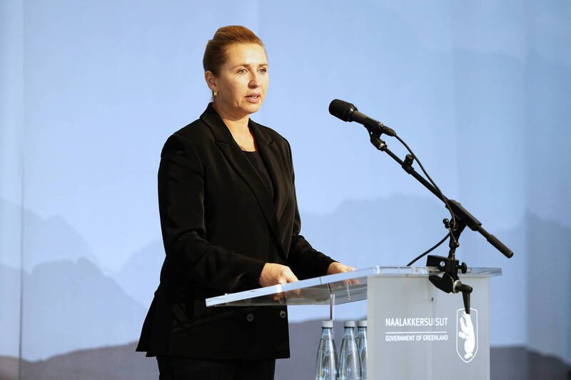 丹麦总理佛瑞德里克森今年9月到格陵兰，正式向过去遭强制节育的受害者道歉。（欧新社档案照）