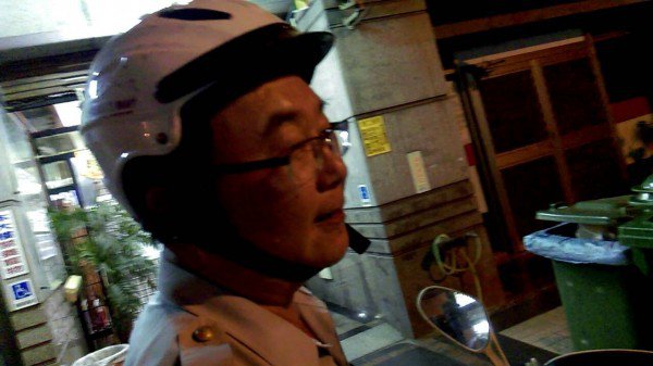 第二分局文正派出所巡佐杨子龙。（记者许国桢翻摄）