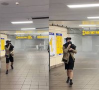 张文北车丢烟雾弹「变装混入人群」装无辜影片曝光