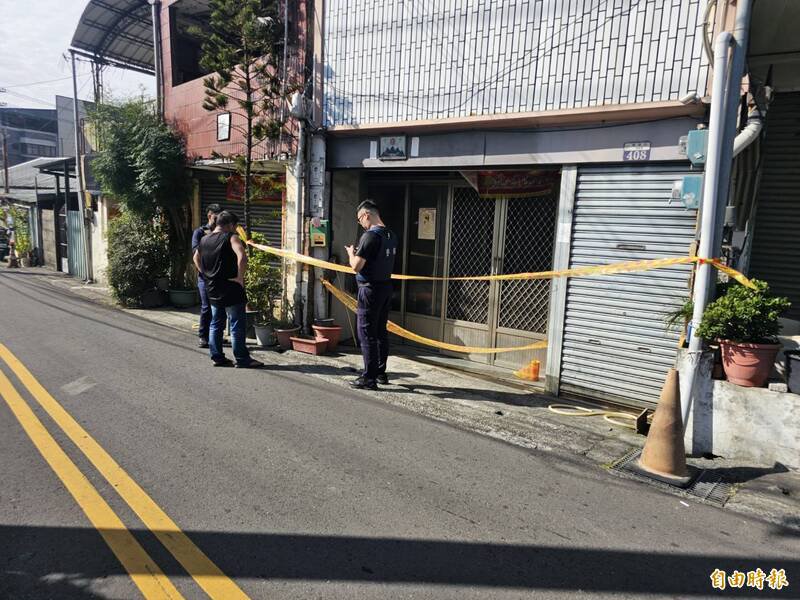 丰原一处民宅发生割颈凶杀案。（记者张轩哲摄）