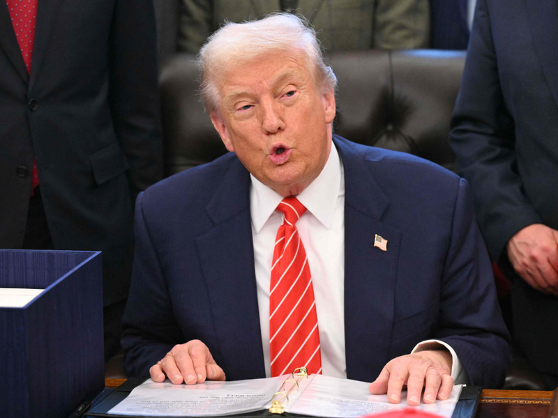 据传川普将正式对世界宣布外星生命存在。（法新社）