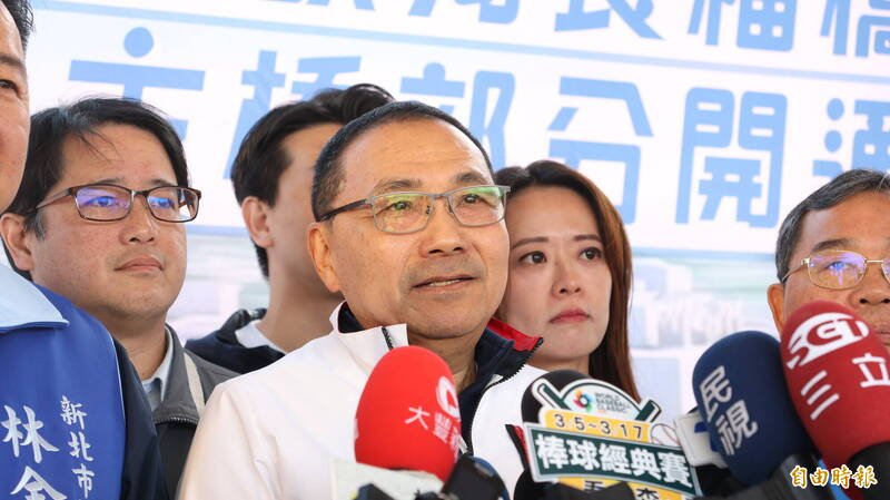 陈嘉莹毒驾拒检撞死警所长刘宗鑫被判死刑，新北市长侯友宜今表示，谢谢司法正义，作为警察执勤法令的坚实后盾。（记者黄政嘉摄）