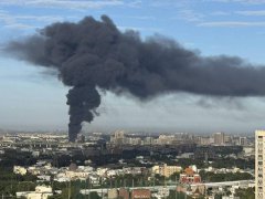 桃市芦竹电缆回收场清晨火警浓烟窜天 下午1点10分扑灭