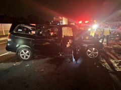 国1重大车祸1死9伤！男驾驶颈部断裂惨死