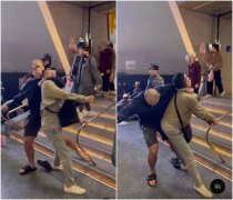 捷运站恶男「连抓多女屁股」！ 遭正义光头哥霸气压制画面曝