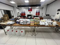 中坜「雷霆除暴」破刑案110件 彩虹烟厂查扣逾200包成品市值500万