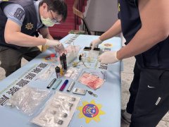 台东警破获海滨公园旁毒窟 查扣安非他命、「依托咪酯」