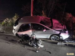 山路逆撞2车3人害坠山坡 警方一测毒驾送办