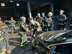 强化车祸救援能力！ 桃园平镇分队精进车体结构知识