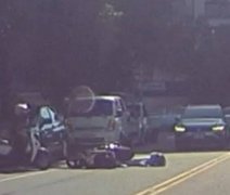 没碰撞却吓到犁田！台中路口惊魂真相曝光 违停车肇责最大