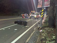 马公203县道安宅段车祸 机车自小客碰撞女骑士不治