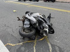 19岁年轻人开车酿祸 马公年近80女骑士惨死