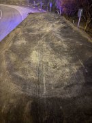 砂石车临停头份交流道 警稽查抓到满车营建废弃物