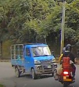 重机夫妻游梨山与小货车对撞 抛飞2公尺从货车顶重摔倒地