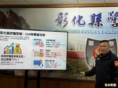 彰警11月诈骗618件、财损2.5亿 艺人唐玲曝亲身经历防诈