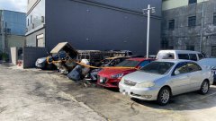 新北停车场货车起火波及8车 瓦斯泄漏加上电路秀逗恐为主因