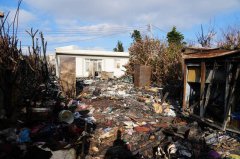 澎湖「老张烧饼」灾损惨重 县长慰问打气