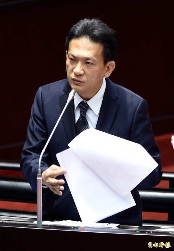 民进党立委林俊宪看到美国对小英团队的高规格礼遇，相当赞叹并感谢。（资料照，记者简荣丰摄）