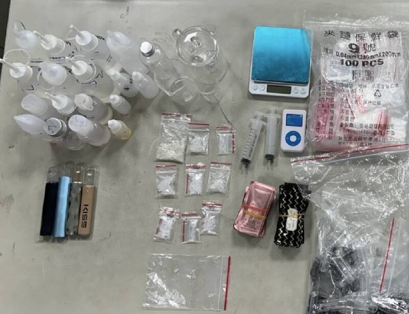 警方查扣的毒品。（民众提供）