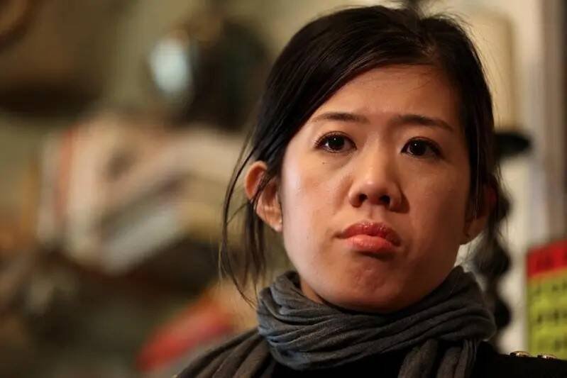 黎智英之女黎采。（路透档案照）