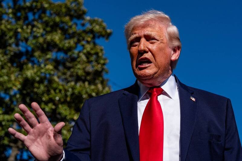 川普11日表示，三方会谈的结果无关紧要，并强调美国已在这场战争中获胜。（美联社）