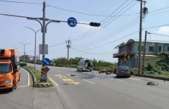 台南盐水轿车、机车对撞 2人伤重不治