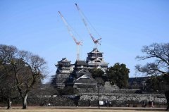 熊本地震10周年 木原稔视察熊本城重建 誓言实现「防灾立国」