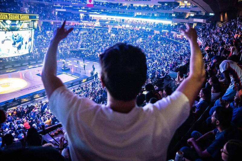 尼克主场麦迪逊广场花园球场。（法新社资料照）
