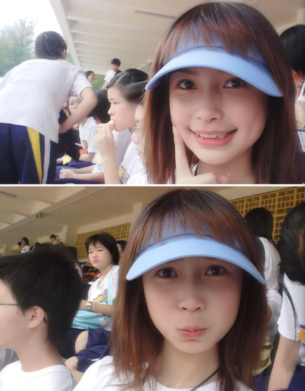 Angelababy 13岁旧照曝光，“戴牙套”稚气感十足
